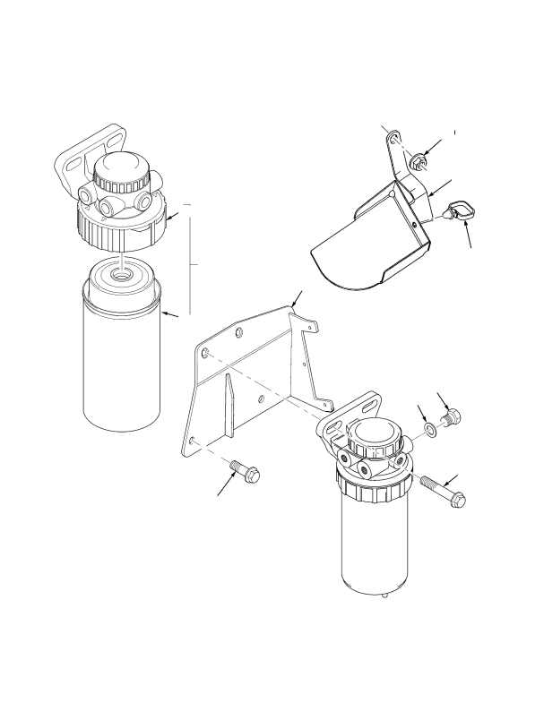 FUEL FILTER ASSEMBLY PERKINS DIESEL