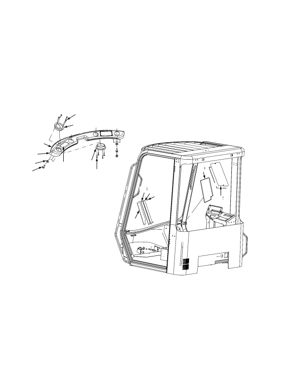 DASH DISPLAY CAB