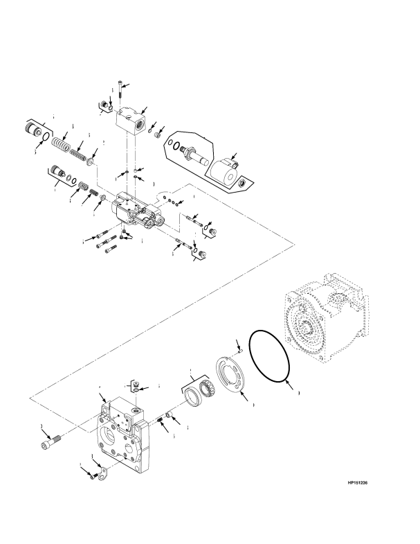 HYDRAULIC PUMP ASSEMBLY VARIABLE,60 ML/REV — PAGE 1 OF 2