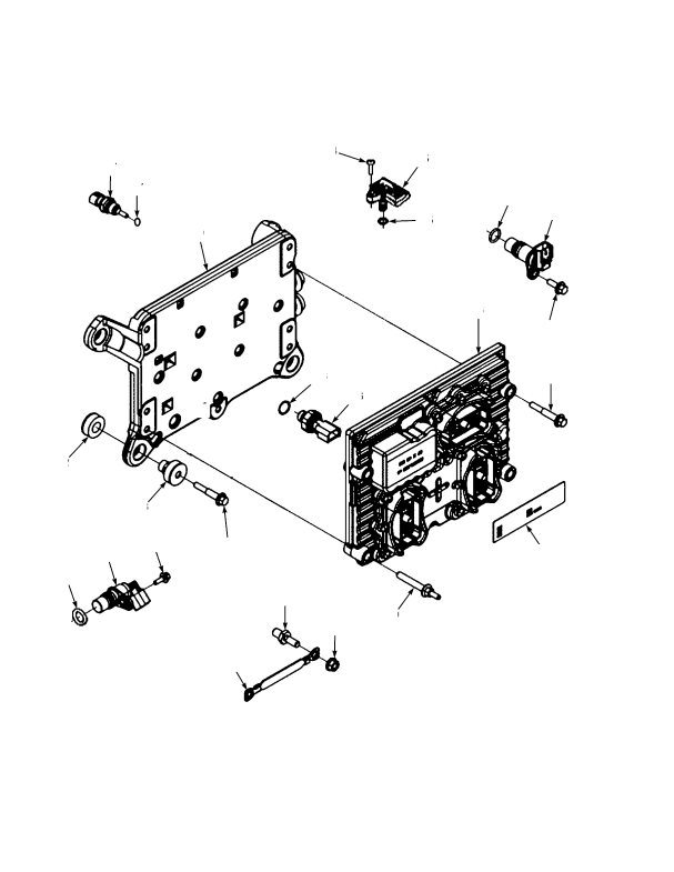 ENGINE CONTROL MODULE AND SENSORS STAGE STAGE 3B ENGINE