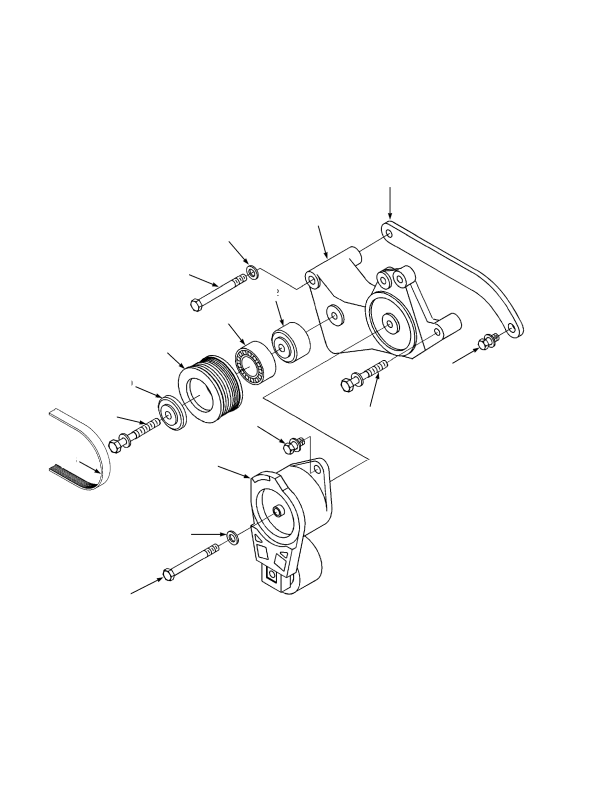 ALTERNATOR MOUNTING TIER III ENGINE