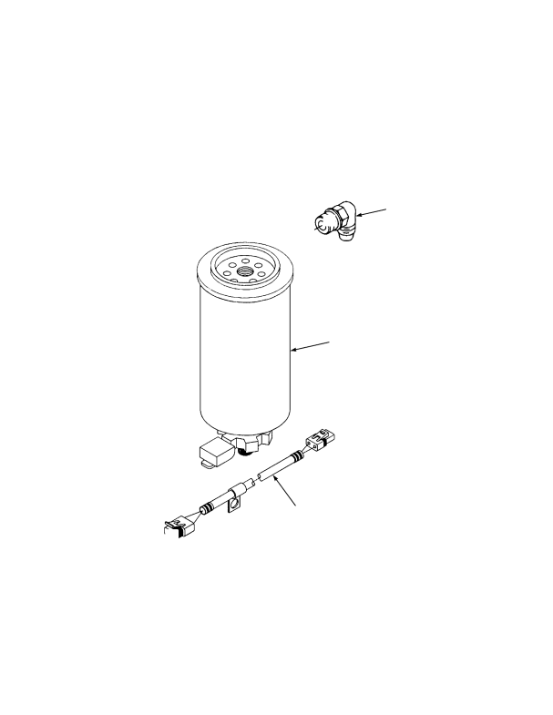 FUEL FILTER AND WATER SEPARATOR TIER III ENGINE