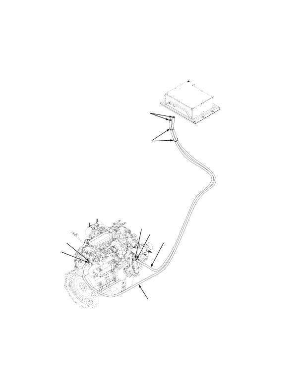 CAB HEATER HOSES – STAGE 3B ENGINE