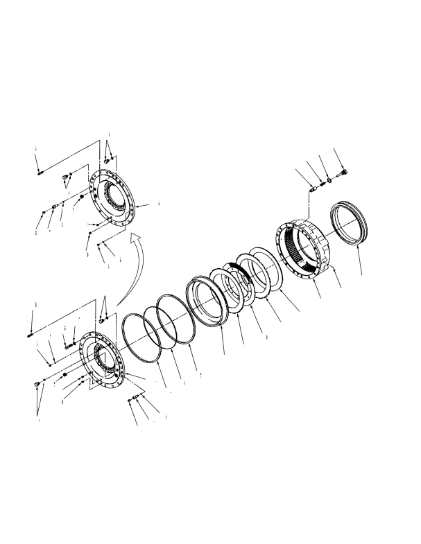 BRAKE ASSEMBLY WET BRAKE