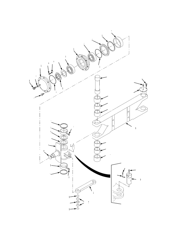 STEERING AXLE ASSEMBLY