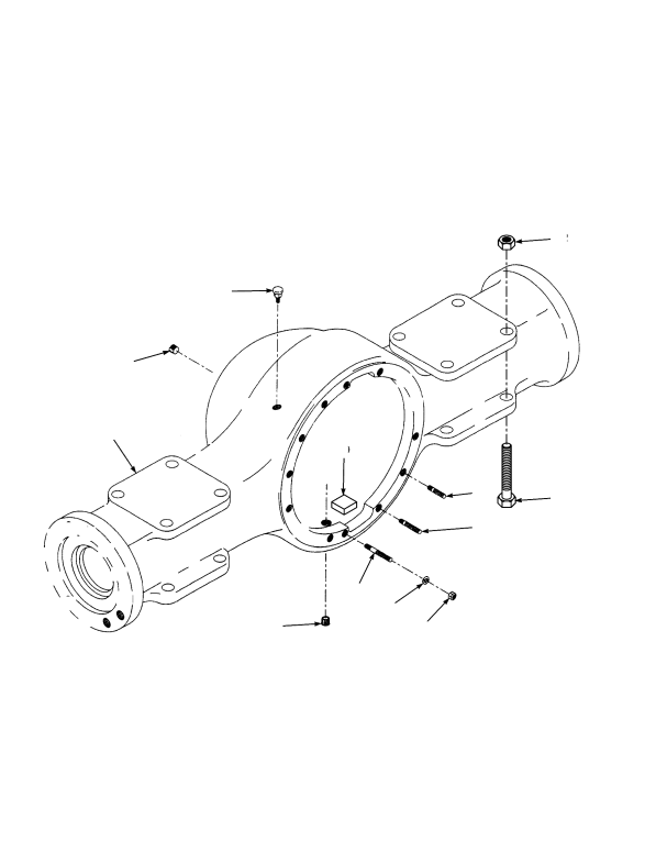 AXLE HOUSING WET BRAKE
