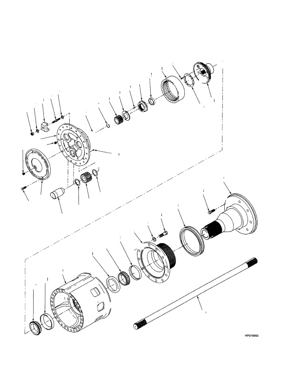 HUB AND SHAFT WET BRAKE