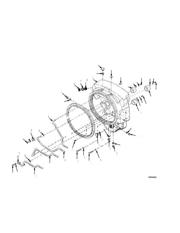 CONVERTER HOUSING ATTACHMENT THREE SPEED C290 36000 SERIES