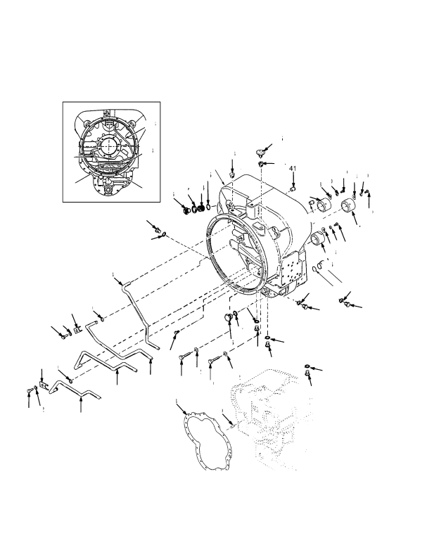 TRANSMISSION TORQUE CONVERTER HOUSING