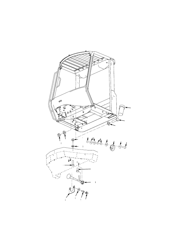 HORN AND ATTACHING PARTS