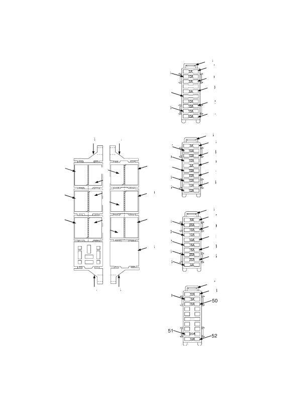 RELAYS AND FUSES (→ S/N E117E01554C)