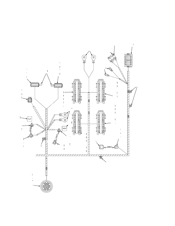 WIRE HARNESS SIDE CONSOLE(→ S/N E117E01553C)