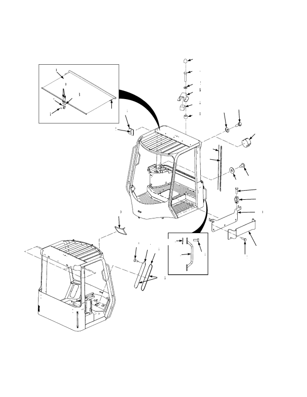 CAB ATTACHING PARTS
