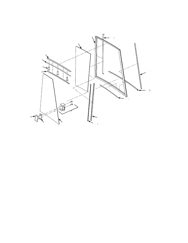 MAIN WINDOW ASSEMBLY STEEL DOORS