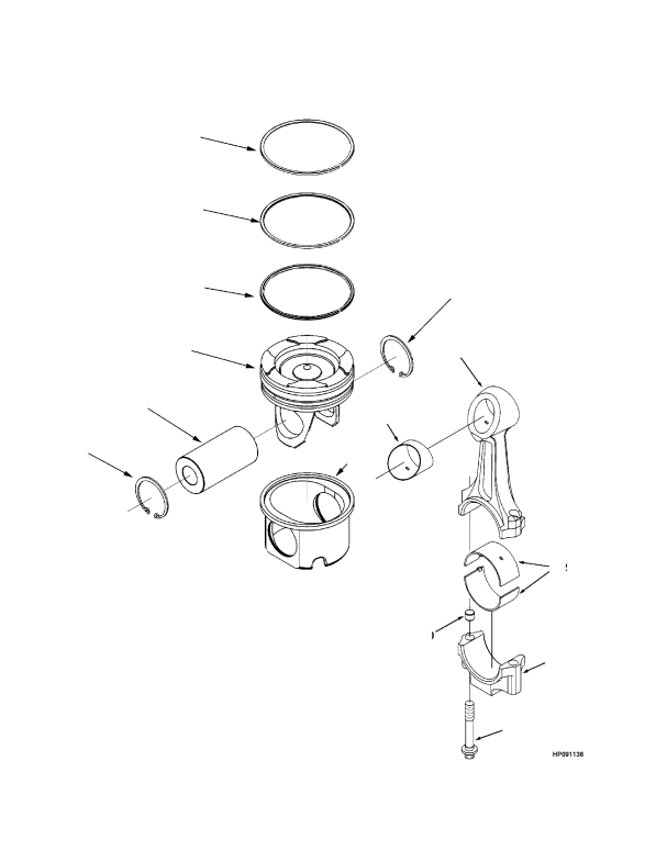 PISTON AND CONNECTING ROD