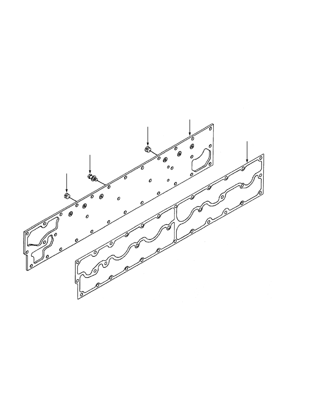 OIL COOLER WATER PLUMBING