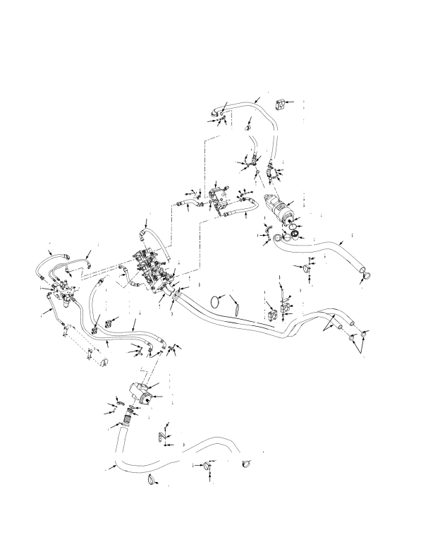 HYDRAULIC SUPPLY AND RETURN