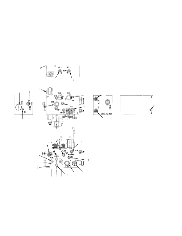 MAIN MANIFOLD (S/N F117E01501C →4/2010)