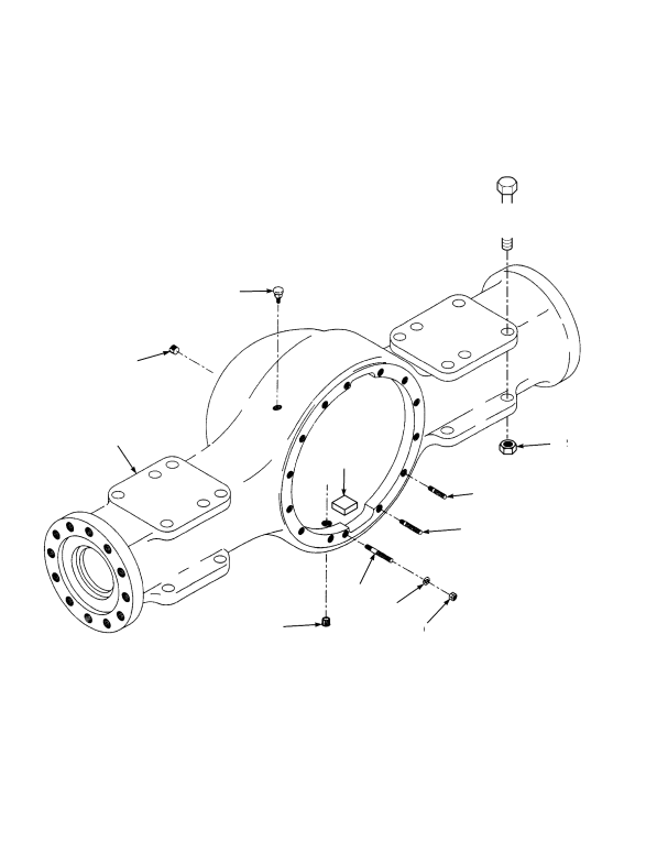 AXLE HOUSING WET BRAKE