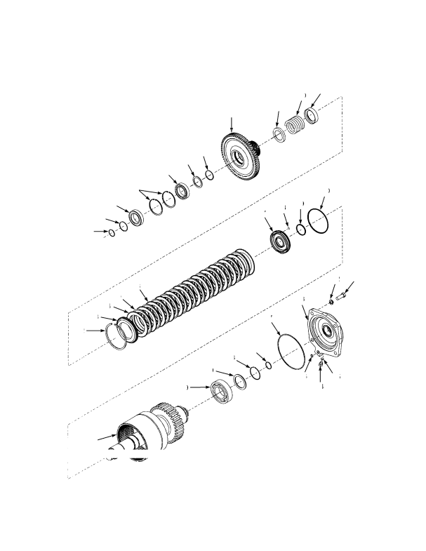 TRANSMISSION THIRD SPEED CLUTCH SHAFT