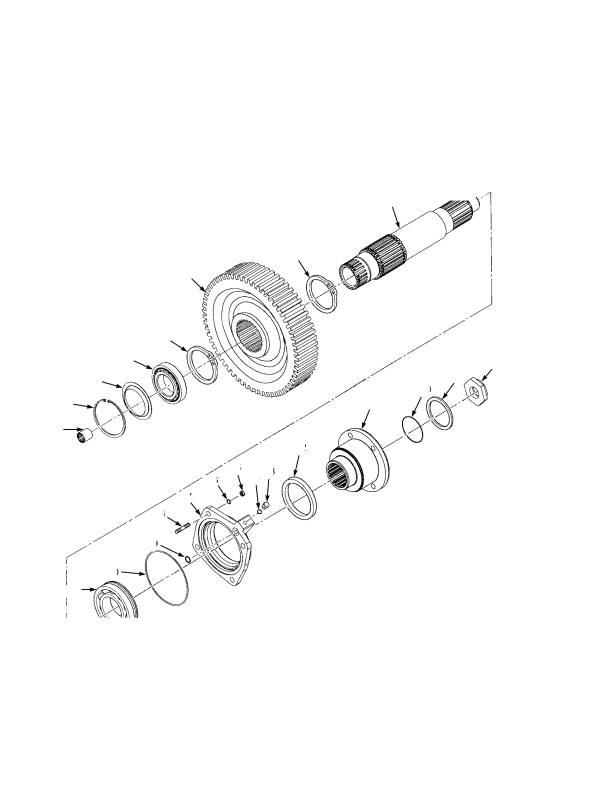 TRANSMISSION OUTPUT SHAFT