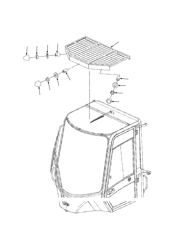 OVERHEAD GUARD WIRE MESH