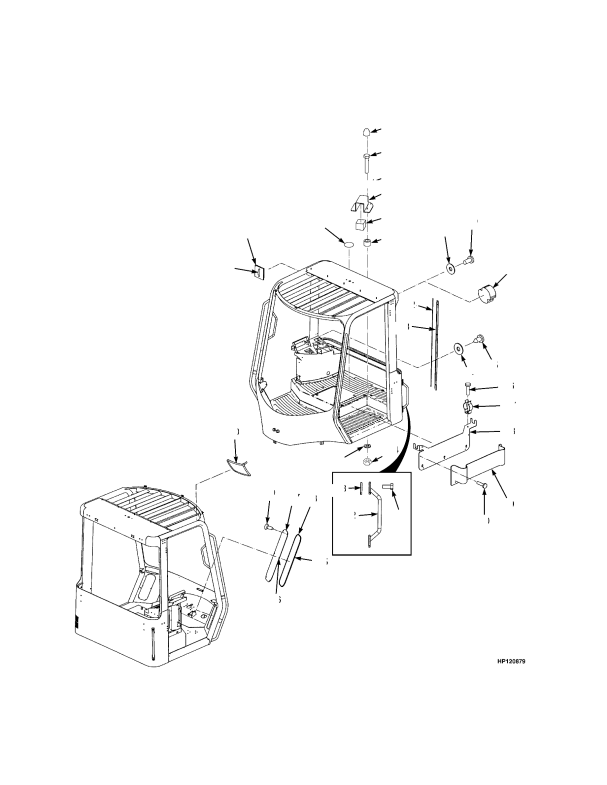 CAB ATTACHING PARTS