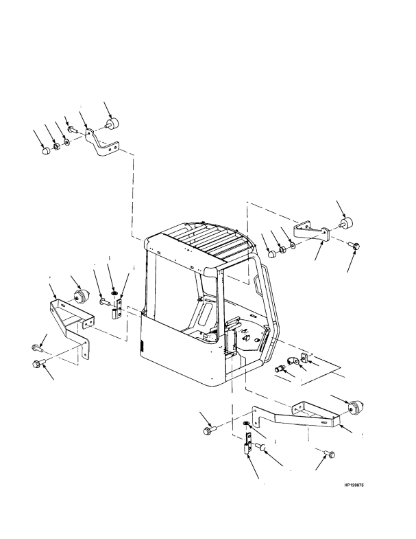 CAB DOOR ATTACHING PARTS