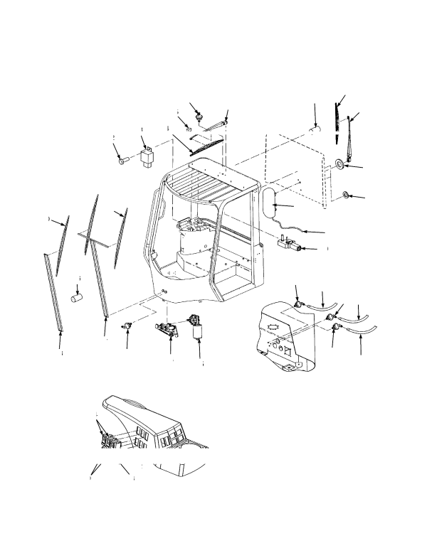 WINDOW WIPER SYSTEM (-> S/N F117E01646F)