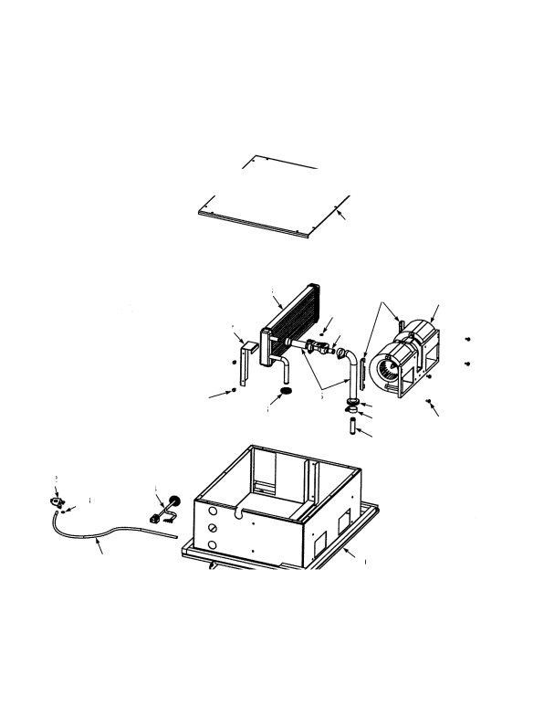 HEATER ASSEMBLY WITH TWO-FAN CONDENSER SYSTEM MCC