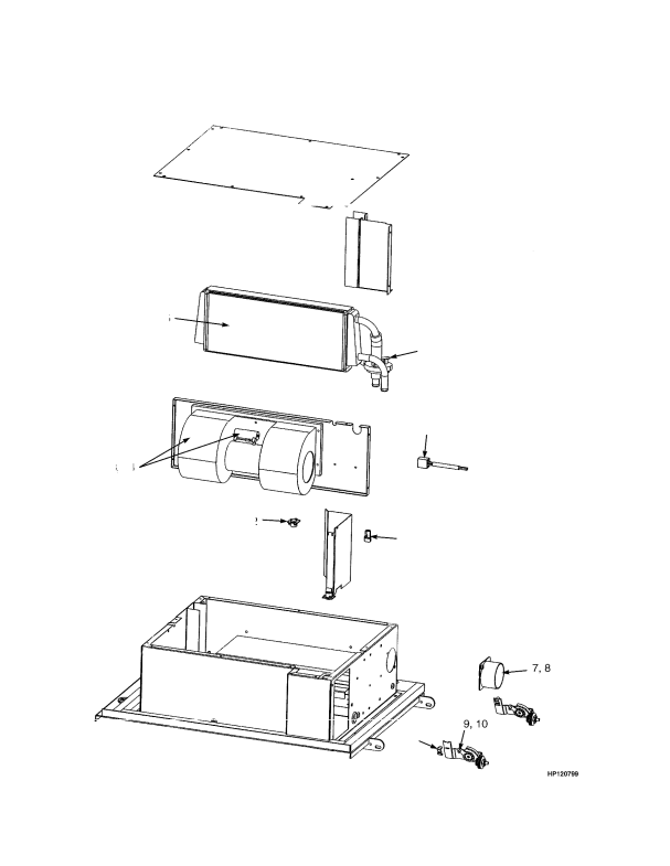 HEATER ASSEMBLY WITH THREE-FAN CONDENSER SYSTEM AURORA