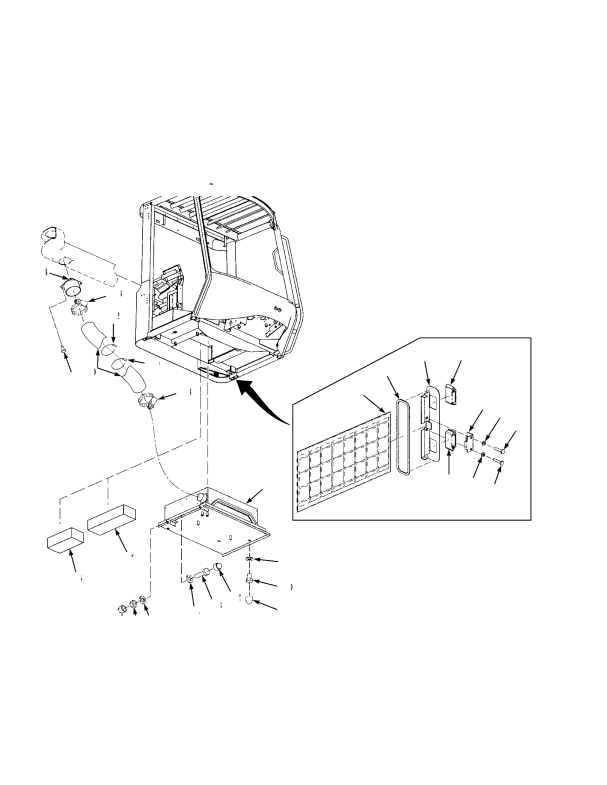 HEATER AND AIR CONDITIONER MOUNTING WITH THREE-FAN CONDENSER SYSTEM AURORA