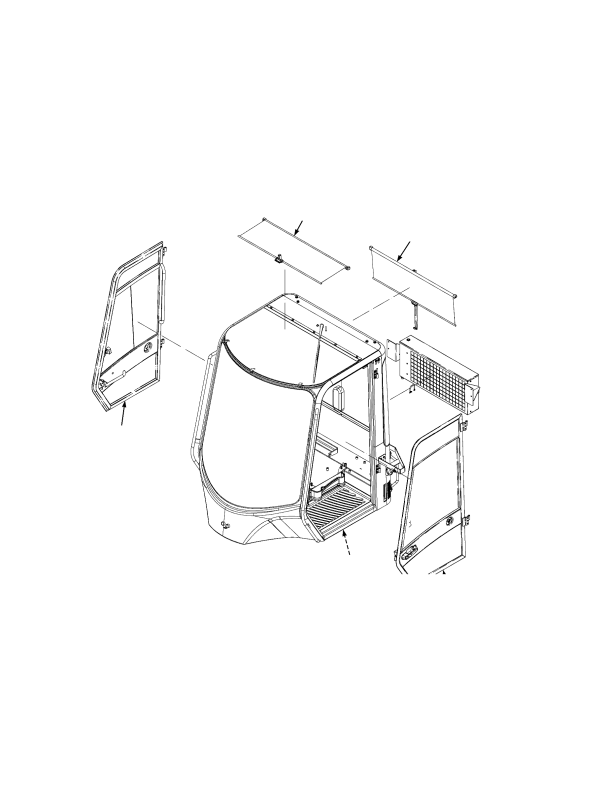 CAB ASSEMBLY CLIMATE CONTROL CAB