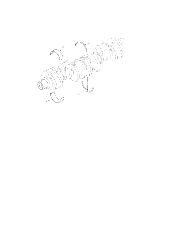 ENGINE CRANKSHAFT AND MAIN BEARINGS