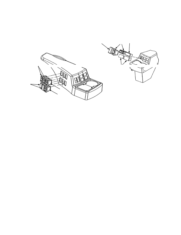 ARMREST SWITCHES JOYSTICK