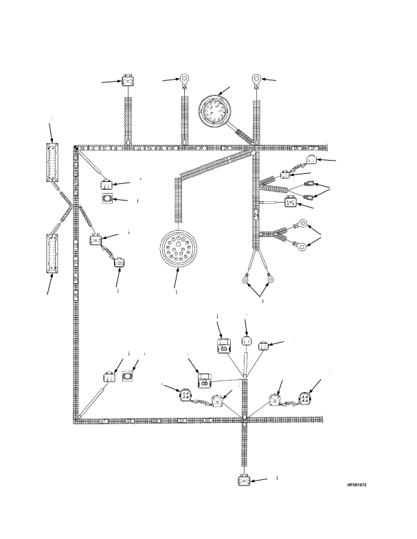 WIRE HARNESS CHASSIS  (→ S/N F117E01610F)