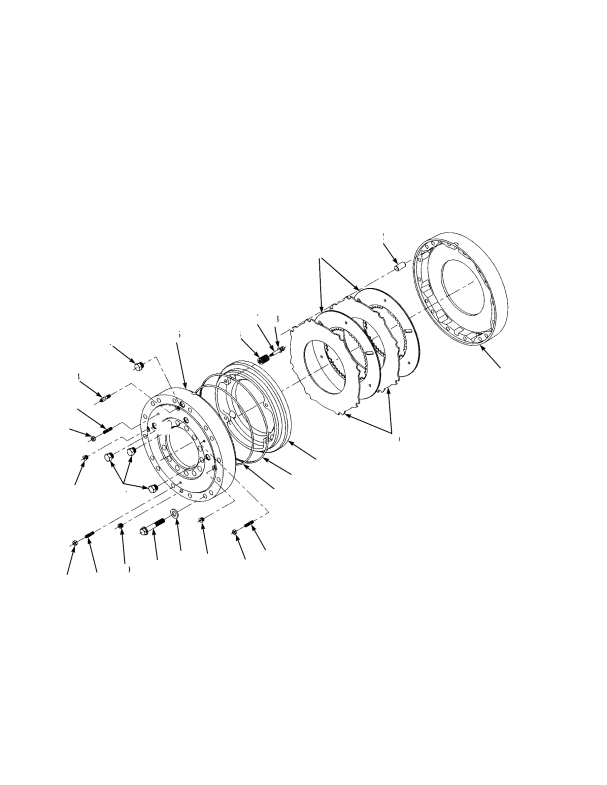 BRAKE ASSEMBLY WET BRAKE