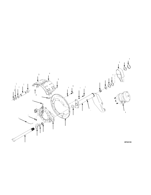 BRAKE ASSEMBLY DRY BRAKE