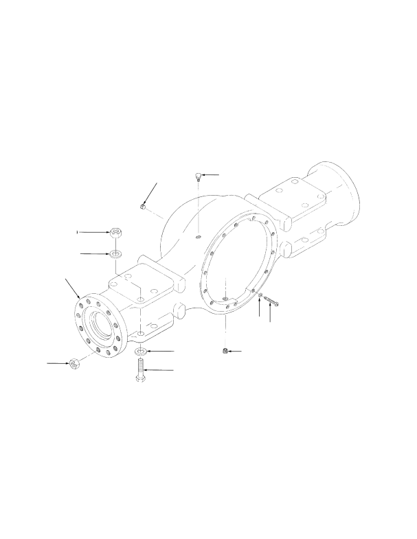 AXLE HOUSING AND ATTACHING PARTS