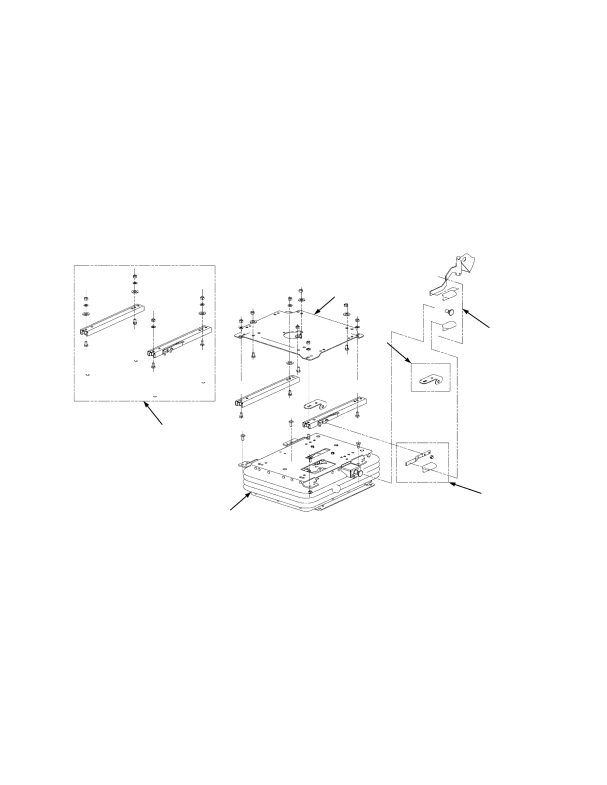 SEAT ASSEMBLY MECHANICAL AND AIR SUSPENSION