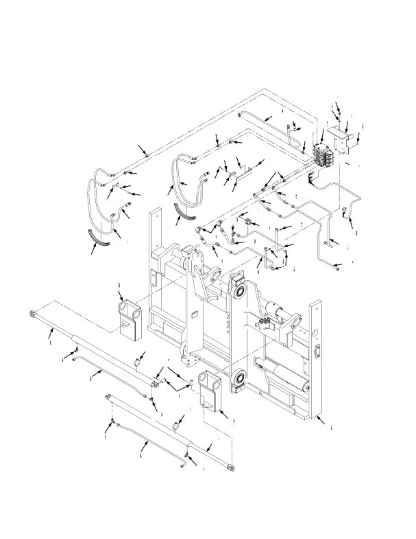 CARRIAGE 2 STAGE- ISS WITH INDIV. FORK POSITIONER