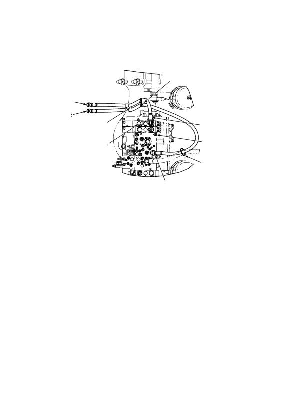 HYDRAULIC SUPPLY AND RETURN CONTAINER HANDLER