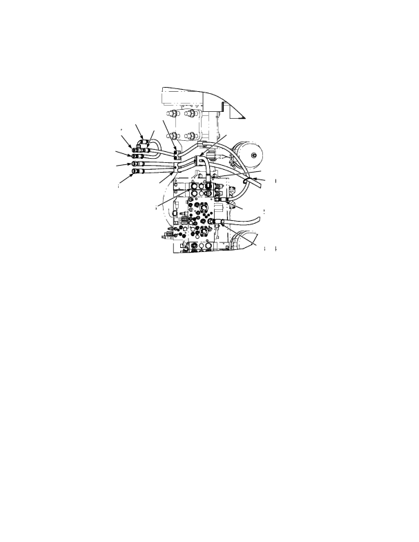 HYDRAULIC SUPPLY AND RETURN FOUR SLICE CONTROL VALVE FORK LIFT TRUCK FOUR/FIVE/SIX FUNCTION