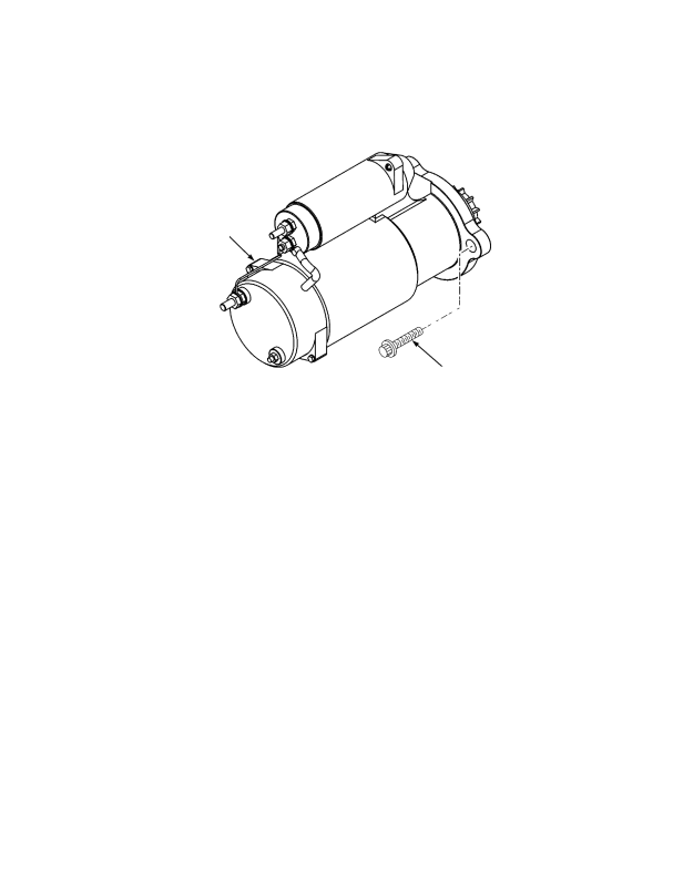 STARTER MOTOR (→ S/N B222E01653F)