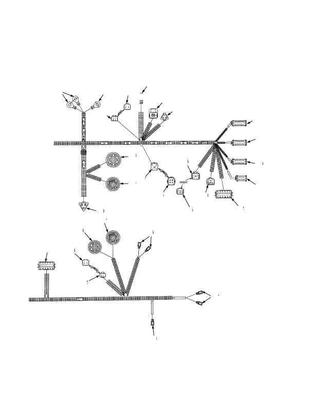 WIRE HARNESS CHASSIS – SHEET 2 OF 2 (→ S/N B222E01525E)