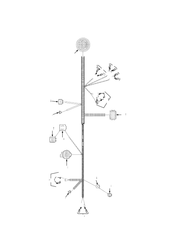 WIRE HARNESS CAB UNDERFLOOR