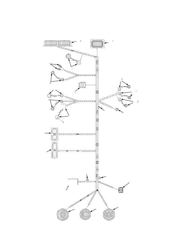 WIRE HARNESS (CONTROLLERS) RS46-41LSCH, RS46-41SCH-PPS, RS46-38LS-IH, RS46-41SCH, RS46-41SCH-PPS, RS46-38S-IH (3/2007 ↔ S/N B222