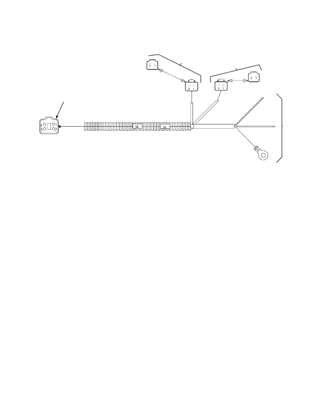 WIRE HARNESS FRONT LIGHTS (S/N B222E01759G → EXC. 01763)