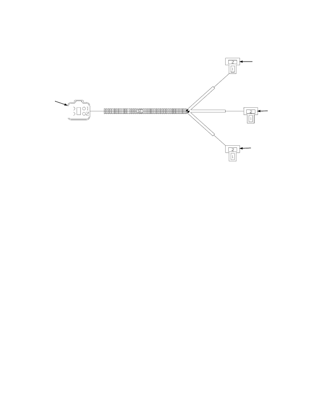 WIRE HARNESS WINDOW WASH PUMPS