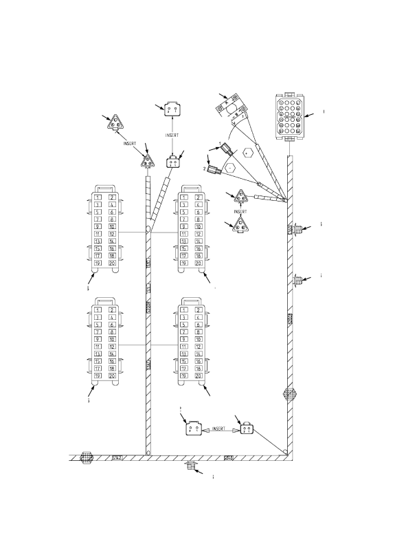 WIRE HARNESS CAB SIDE CONSOLE — PAGE 3 OF 3 (→ 7/2007)